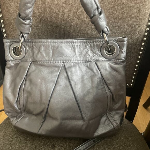 COACH Parker Leather Medium Shoulder Bag F13416 - Picture 2 of 7